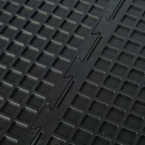 pvc tile hidden interlocks from the underside