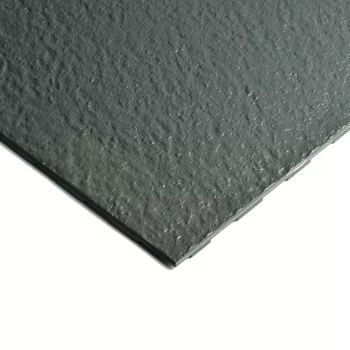 Imitation Black Slate Flooring Straight Edges