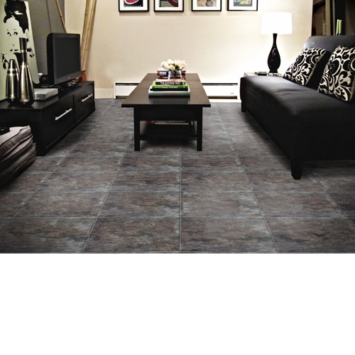 HomeStyle Basement or Entry Laminate Interlocking Flooring Tiles