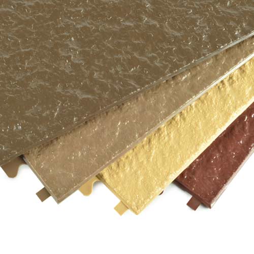 PVC Slate Floor Tiles for She Shed Flooring