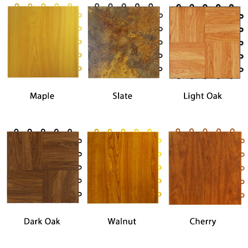 max tile floor tiles in maple slate light oak dark oak walnut and cherry colors