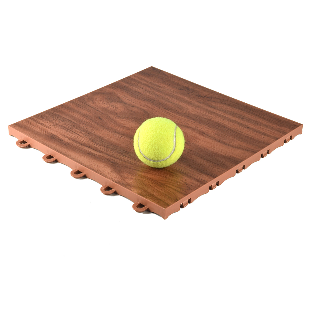Wood Grain Tennis Court Tile