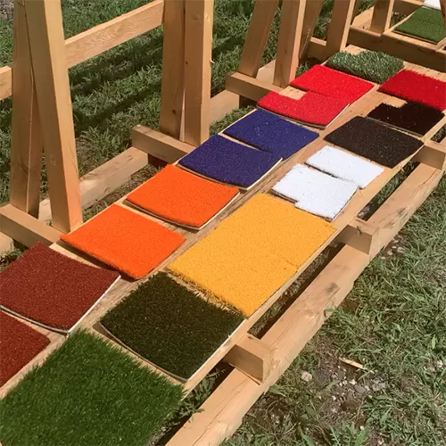 Artificial turf colors test hot or cold