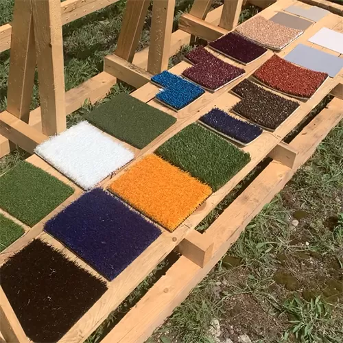 Artificial turf colors test hot or cold