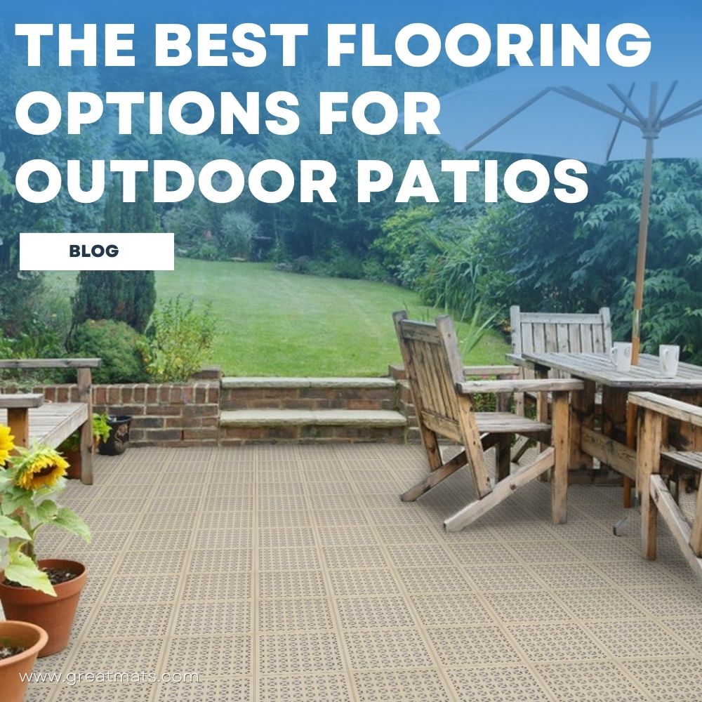 What is the best flooring option for an outdoor patio?