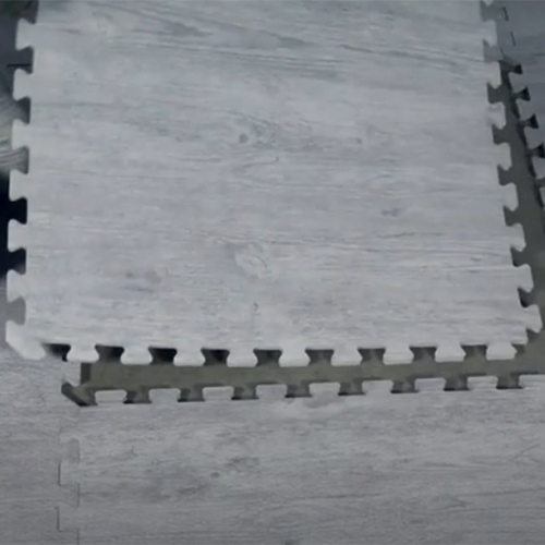 replacing damaged interlocking foam tiles