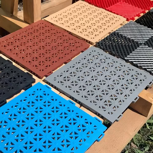perforated tiles decking that does not get hot