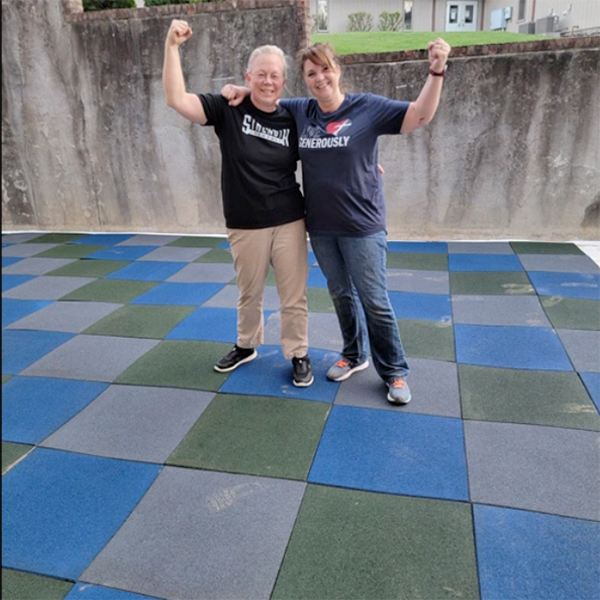 Precious Playmates Ministry rubber playground tiles testimonial