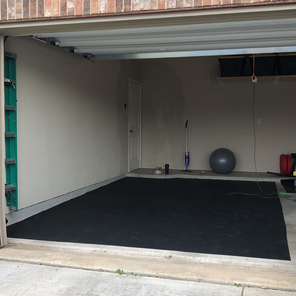 rubber floor mats in garage