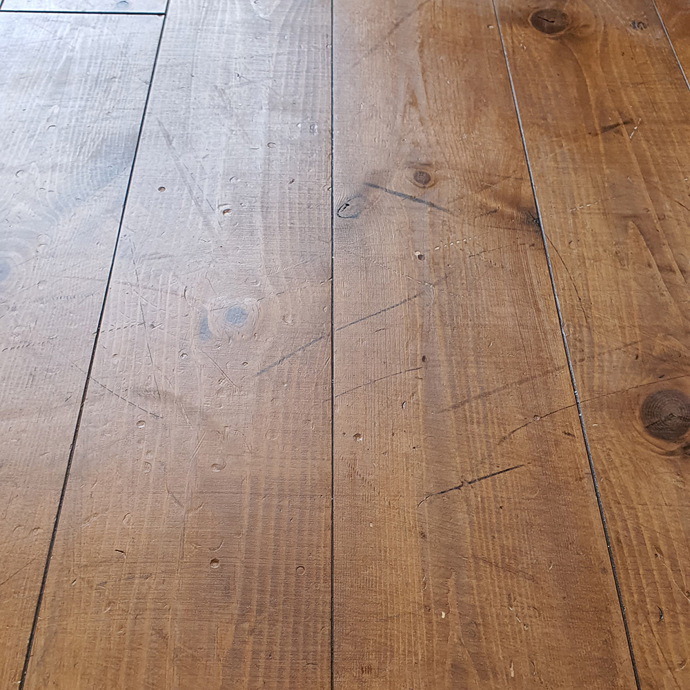 scuffed floors