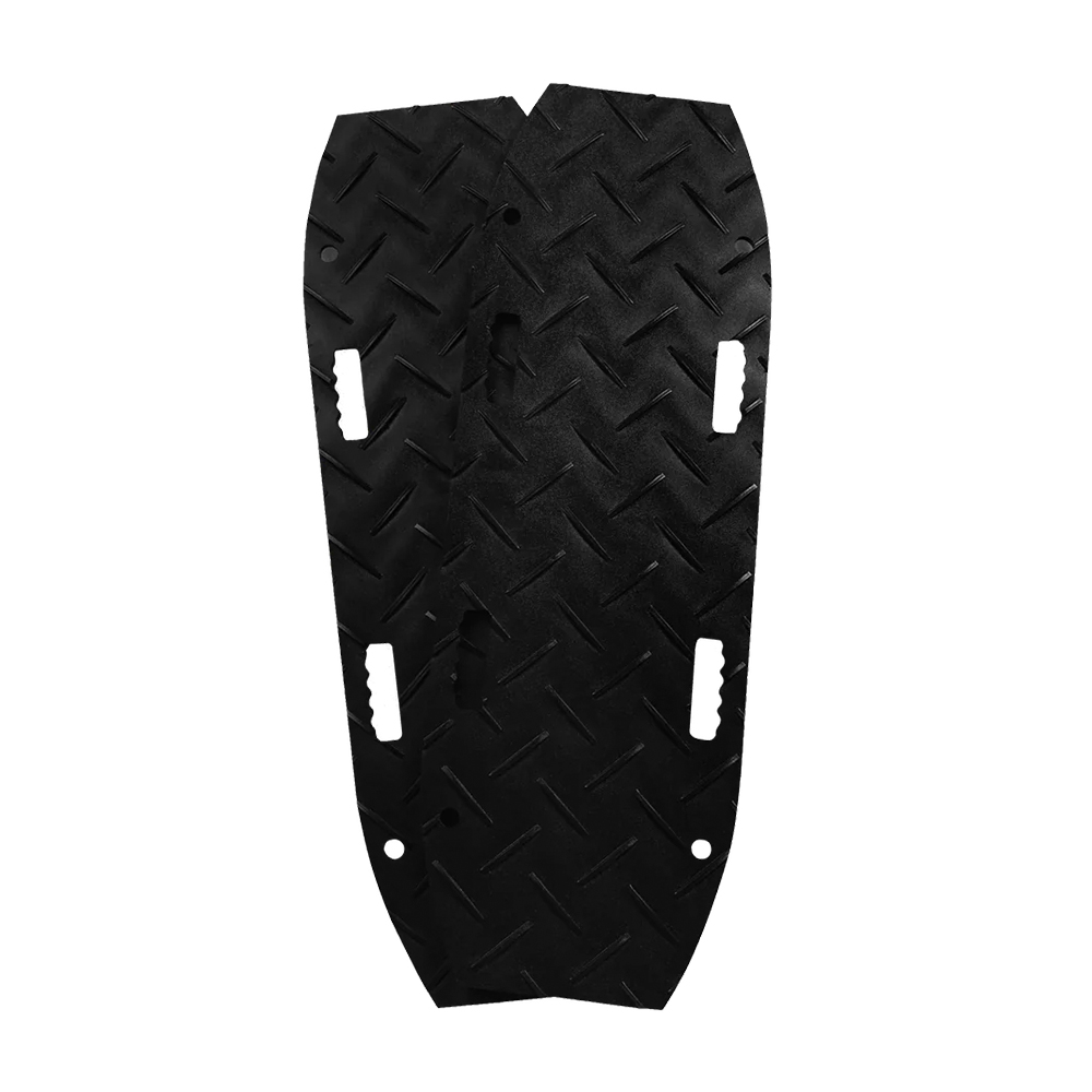 Blue Gator Recovery Traction Diamond Mat Black 1/2 Inch x 1.4x4 Ft. two mats