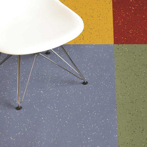 rubber floor with chair