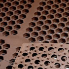Honeycomb rubber mat is anti-fatigue and anti-slip for wet areas.