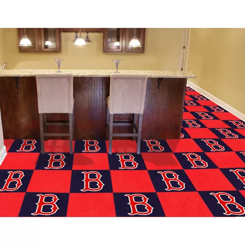 Carpet Tile MLB Boston Red Sox 18x18 Inches 20 per carton