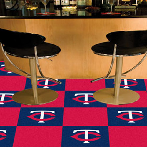 Carpet Tiles with Sports Teams for Man Cave