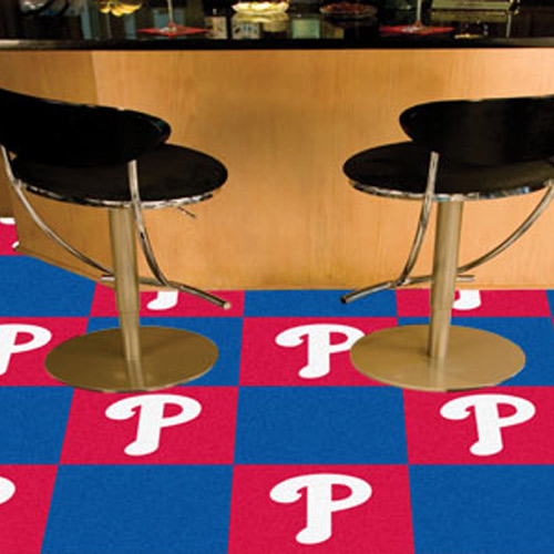 Philadelphia phillies themed carpet tile