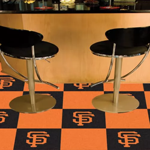 Carpet Tile MLB San Francisco Giants 18x18 Inches 20 per carton