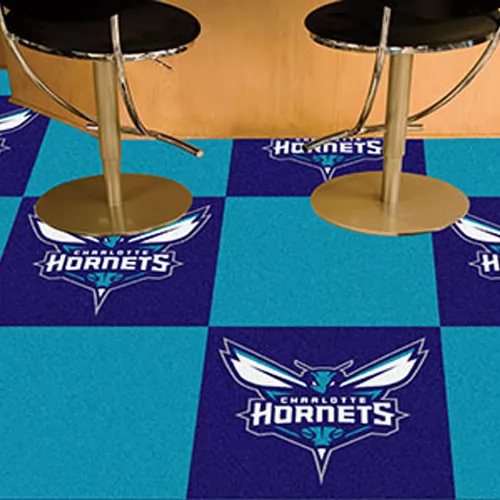 Carpet Tile NBA Charlotte Hornets 18x18 Inches 20 per carton