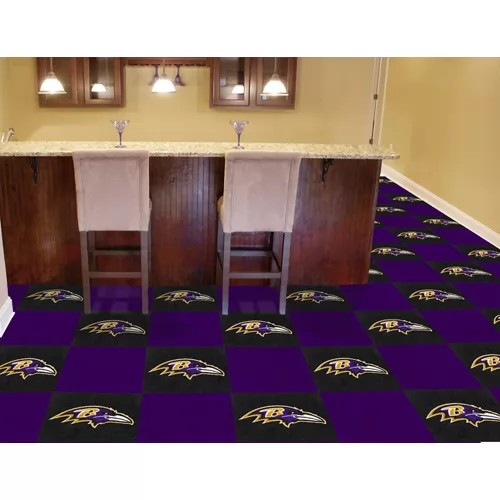 NFL Baltimore Ravens 18x18 carpet tile