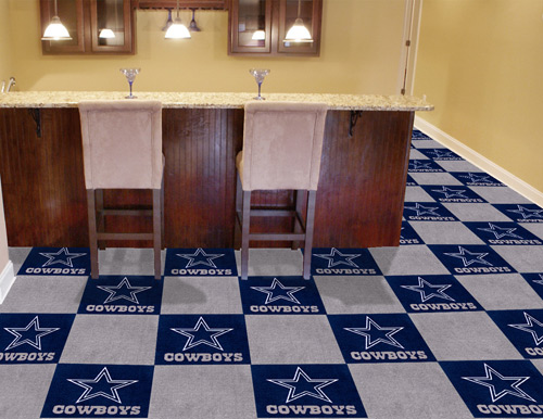 Nfl Dallas Cowboys Carpet Tiles 18x18, Dallas Cowboys Rug