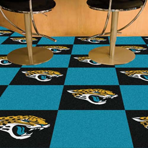 Jacksonville jaguars carpet tiles