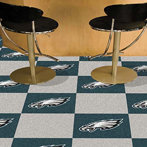 Philadelphia eagles themed carpet tile