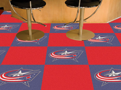 Columbus Blue Jackets carpet tiles