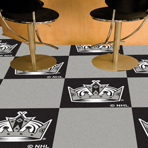Nhl Los Angeles Kings Carpet Tile Tiles 18x18 Inches Carpet Tile Nhl Los Angeles Kings 18x18 Inches 20 Per Carton