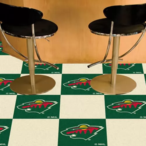 Carpet Tile NHL Minnesota Wild 18x18 inches 20 per carton