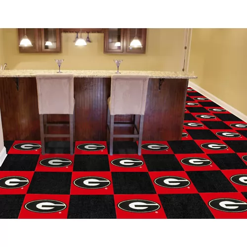 University of Georgia Carpet Tile 18x18 Inches