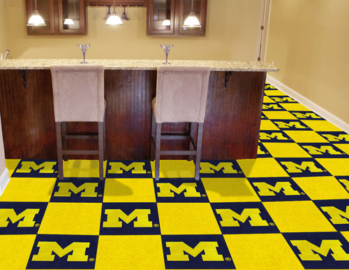 Michigan Wolverine Carpet Tiles