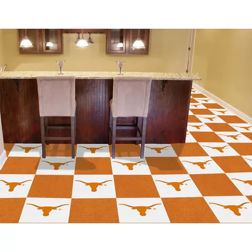 University Of Texas Carpet Tile 18x18 Inches