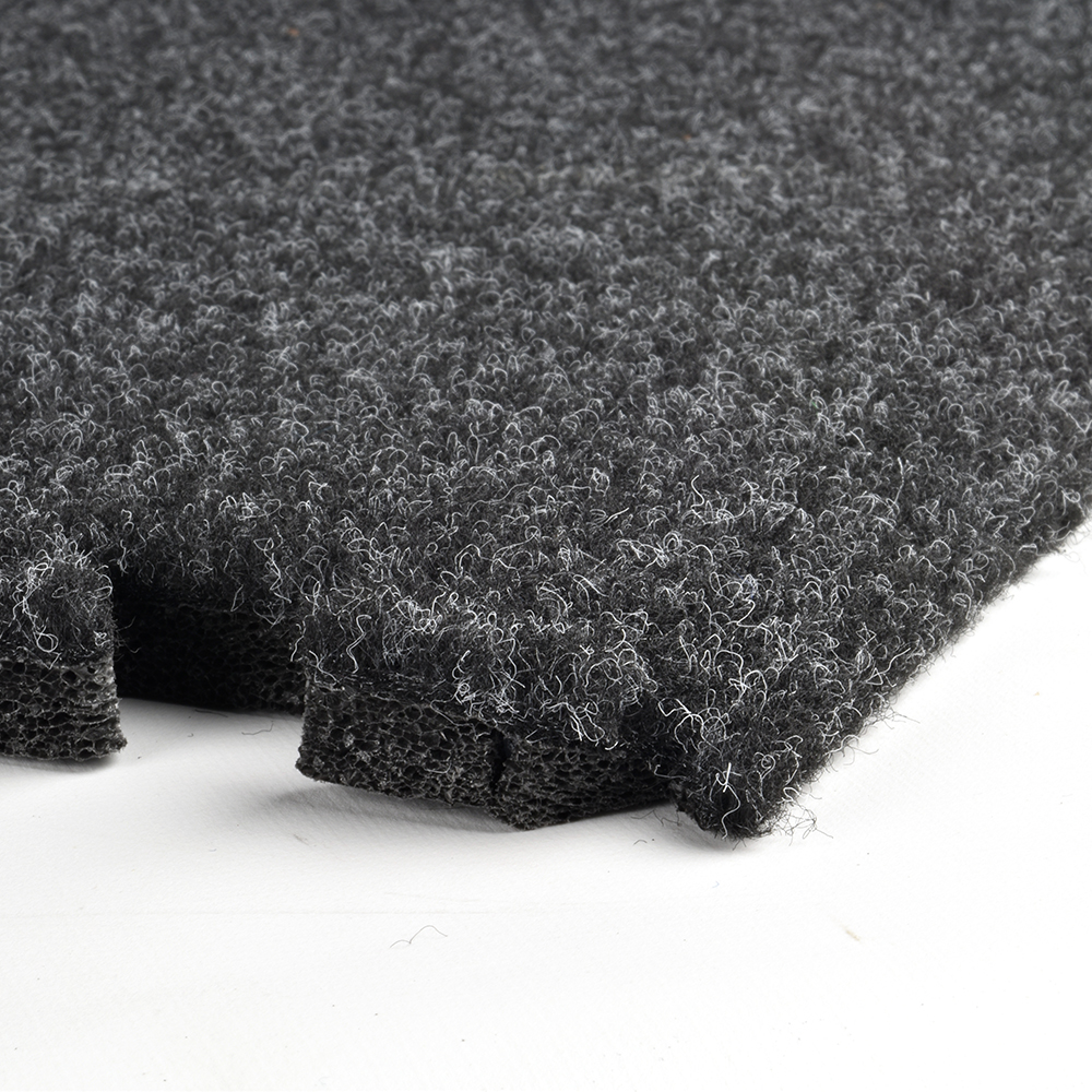 Plush Comfort Carpet Tile 20x30 ft Kit Beveled Edges corner.