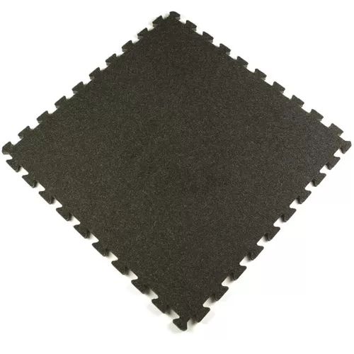 Interlocking Tiles 10x10 Ft Floor Carpet Kit Charcoal