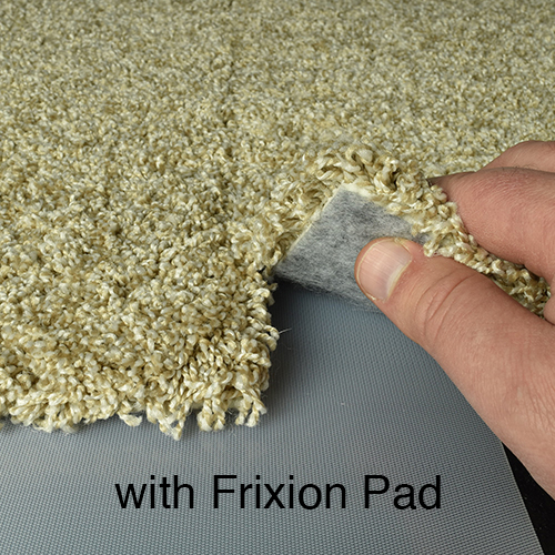carpet tiles with a frixion pad underneath