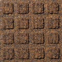 Aqua Block Commercial Carpet Tile swatch brown
