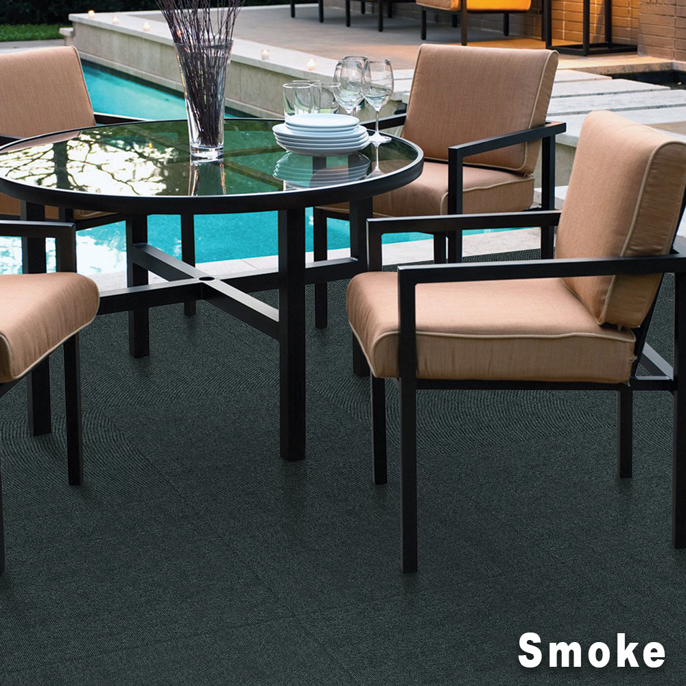 Style Smart Riverside 18 x 18 In Carpet Tile 16 per case Patio