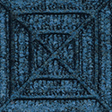 Geo Tile Commercial Carpet Tile Blue Swatch