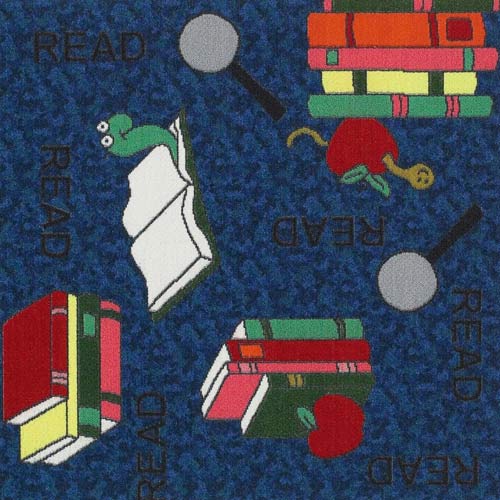 Kids Carpet Tiles or Squares Bookworm