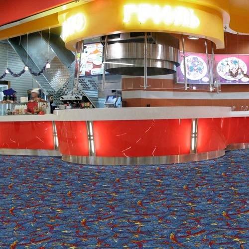 Kids Carpet Tiles Fireworks Install 1 Movie Theater