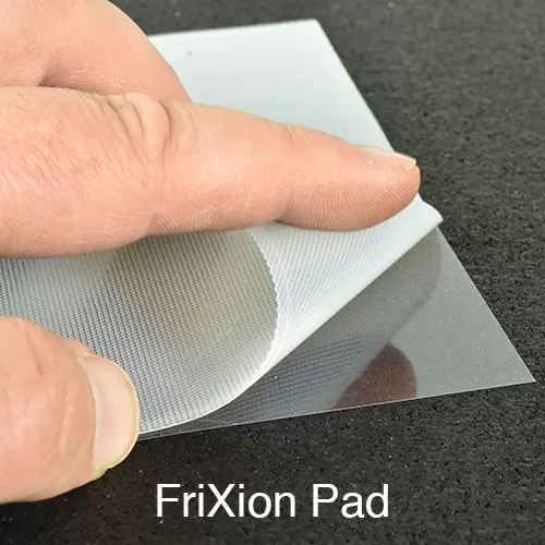 Frixion Pad Peel and Stick Backing