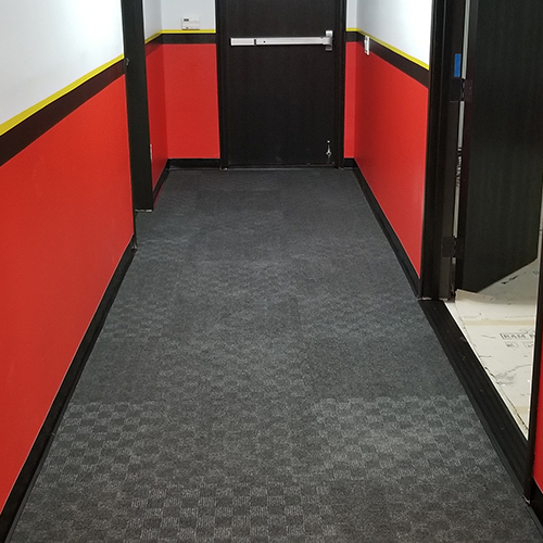 carpet tiles used on concrete flooring