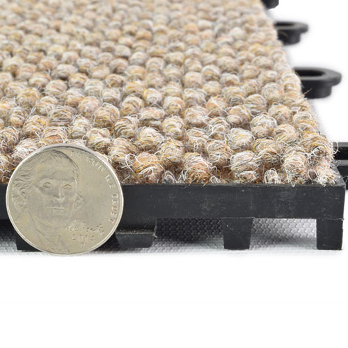 Thick carpet tiles