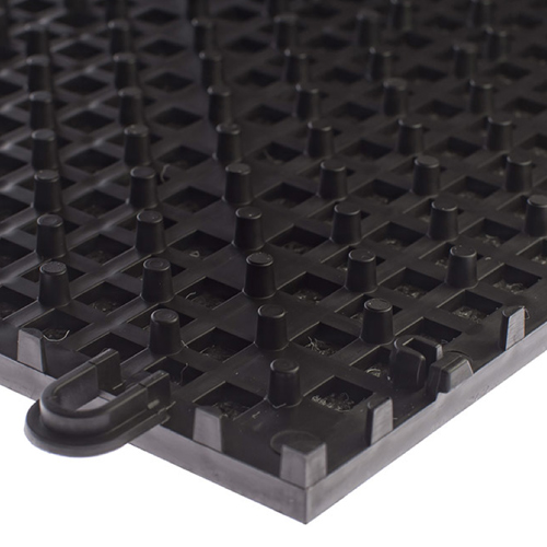 Carpet flex tiles for basement