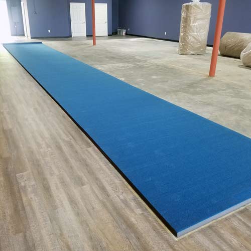 Cheerleading Mats 6x42 ft x 2 Inch Poly Flexible Roll akf cartersville mat.