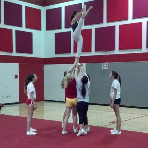 high school cheerleading mats for stunting