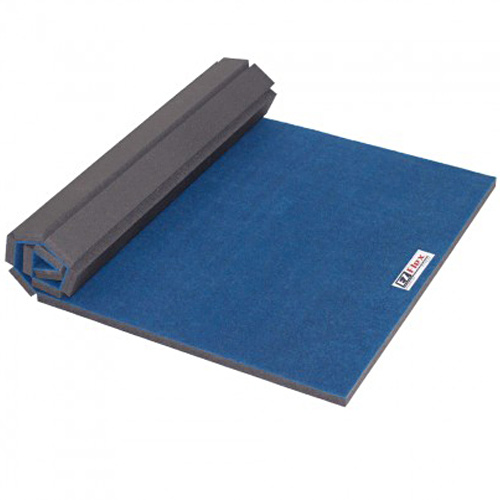 Cheer Mat 5x10 Ft x 1-3/8 Inch blue roll.