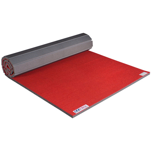 Cheer Mat 5x10 Ft x 1-3/8 Inch red roll.