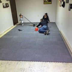 Basement Carpet Tiles Raised Waterproof Carpet Tile