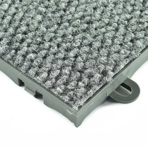 What carpet tiles to use on in floor hydronic heating